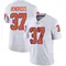 Men's Game Jacob Hendricks Clemson Tigers Football Jersey - White