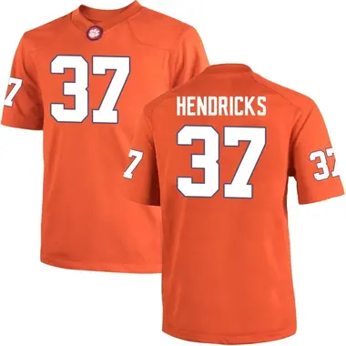 Men's Game Jacob Hendricks Clemson Tigers Team Color College Jersey - Orange