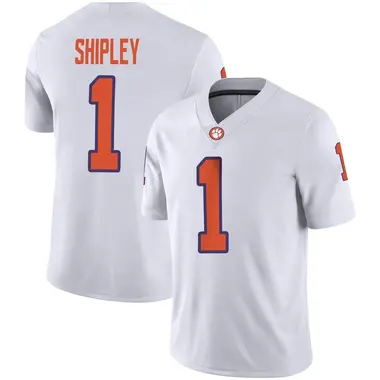 Men's Game Will Shipley Clemson Tigers Football Jersey - White