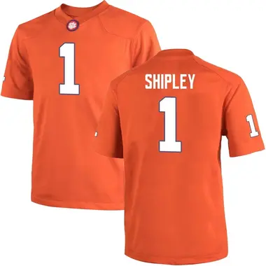 Men's Game Will Shipley Clemson Tigers Team Color College Jersey - Orange