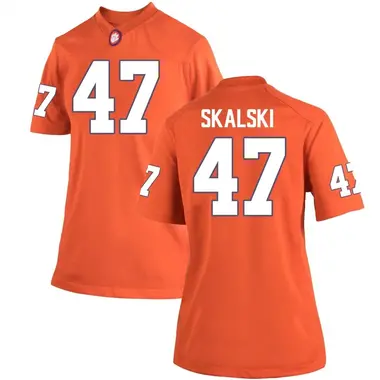 Women's Game James Skalski Clemson Tigers Team Color College Jersey - Orange